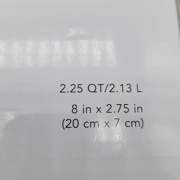 KitchenAid 2.25 QT Round Casserole Baker Light BLUE Verified Stoneware Handles - Picture 8 of 8